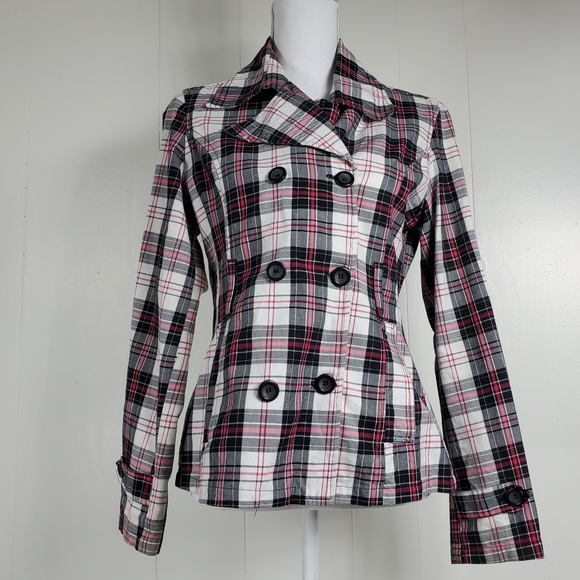 Outer Edge academic plaid jacket size small - Picture 10 of 11
